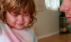 Little girl shows how brave she is during her surgery