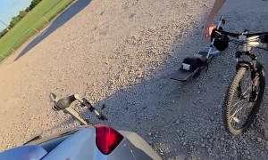 Onewheel Rider Plays Sax and Grabs Trash