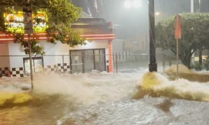 Flood in Paterson, New Jersey