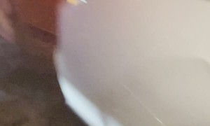 Stranded Car Rolls Away After Train Impact