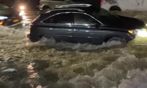 Flood Turns Brooklyn Street Into River