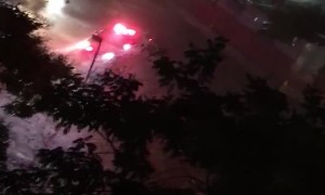 Firefighters Rescue People from Flooded Street in The Bronx