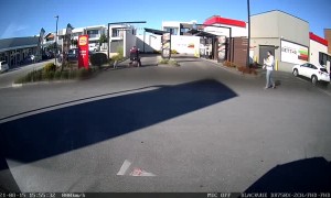Man Orders Drive Thru Meal Mobility Scooter