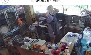 Fan Blade Comes Off Surprising Woman