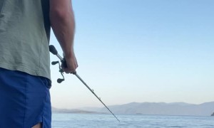 Slipping While Fishing Leads to Splash