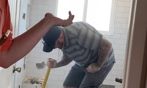 Contractor Destroys Recently Remodeled Bathroom