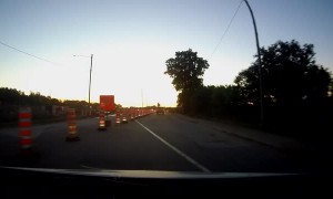 Out of Control Car in Quebec