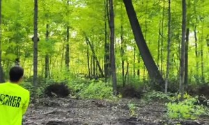 Golf Ball Acts Like Boomerang