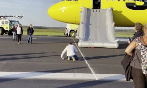 Engine Fire Prompts Emergency Plane Exit