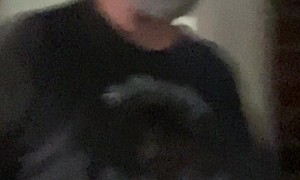 Hiding Wife Startles Husband