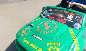 4-Year-Old Shows Off Drifting Skills in Toy Car