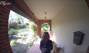 Son Likes Talking to Dad Through Ring Door Bell