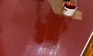 Man Traps Himself With Paint
