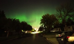 Beautiful Aurora Display Dances Above North Dakota