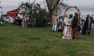 Driving by a Haunted Zombie Farm