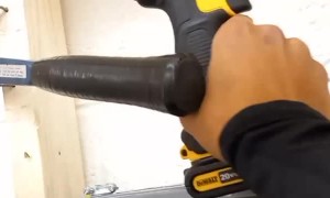 Dude Walks Off With Drills