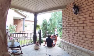 Scraped Knees and Smashed Phone After Stair Slip