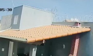 Brick in Grill Goes Boom