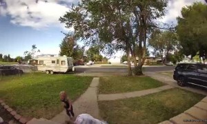 Misstep Startles Daughter