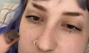 Burning Candle Leaves Woman With Soot Covered Airways