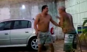 Drunken Flip Fail Makes Man Fall