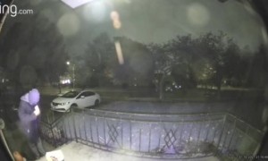 Masked Thief Fills Jacket With Candy