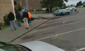 Classic Car Drives Out of Control
