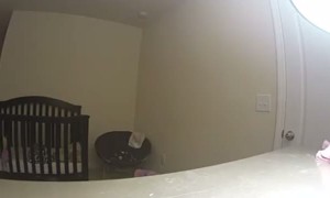 Kid Flips Out Of Crib