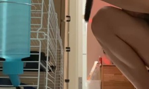 Ferret's Head Accidentally Bopped Before Bedtime