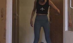 Kitty Can't Stand Yoga Workout