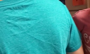 Dad Investigates Noises in the Attic