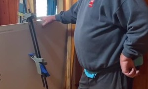 Handyman Demonstrates Clever New Door Design