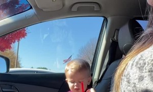 Mom and Daughter Enjoy Chick-fil-A Together