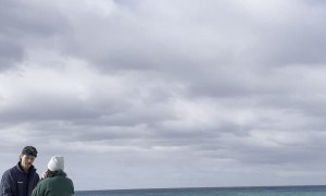 Doggy Draws Infinity Symbol in the Sand as His Human Proposes