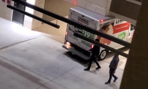 Moving Truck in a Tight Spot