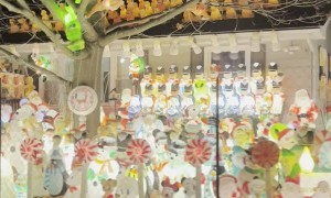 Christmas Display Uses Every Available Inch