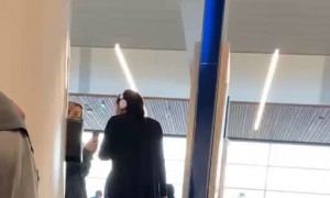 Security Detain Woman After Airport Outburst