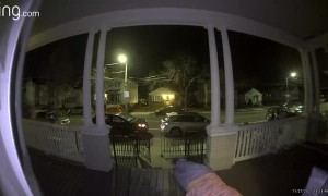 Ring Doorbell Catches Trip on Stairs