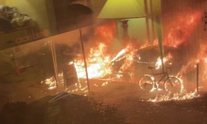 Three DC Cars Caught in Fire