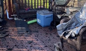 Emotional Walkthrough After House Fire