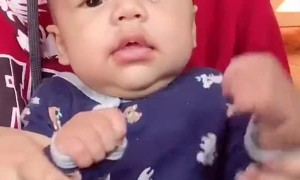 Baby Flips the Bird