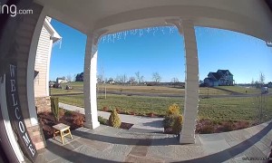 Delivery Driver's Truck Rolls Away