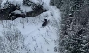 Snowmobile Fail