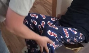 Smart Solution to Help Man Up Stairs