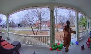Intruder Deterred by Doorbell Camera