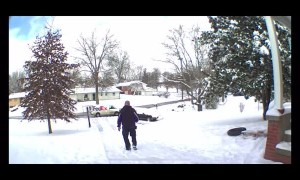 Dog Bursts Through Window to Frightens FedEx Delivery Driver