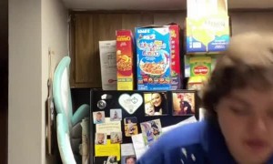 Face Full of Formula Leaves Baby Blinking