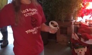 Girl Playing VR Game Accidentally Throat-Punches Uncle