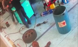 No Sitting Allowed in this Mechanic Shop