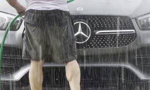 Storm Helps Make Car Squeaky Clean